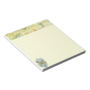 Birds in the garden notepad