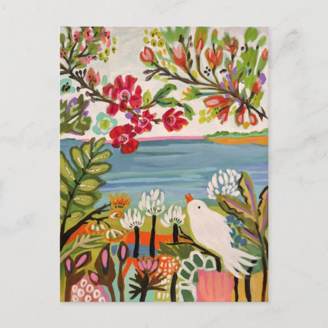 Birds in the Garden Postcard (Front)
