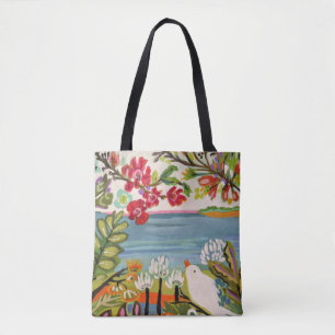 Birds in the Garden Tote Bag