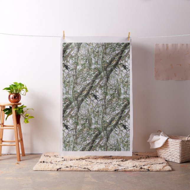 Birds in the trees... fabric (In Situ)