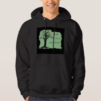 Birds in Tree - Mint Green - Hoodie Sweatshirt