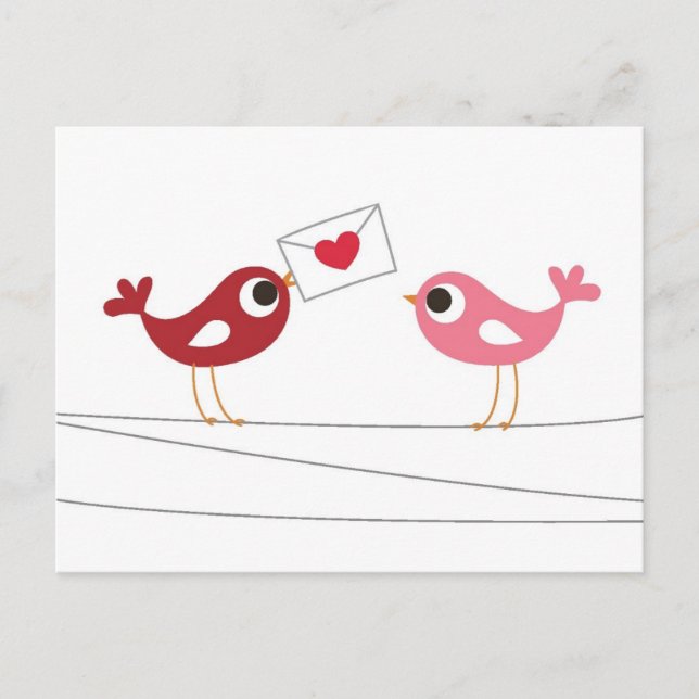 Birds Love Card (Front)