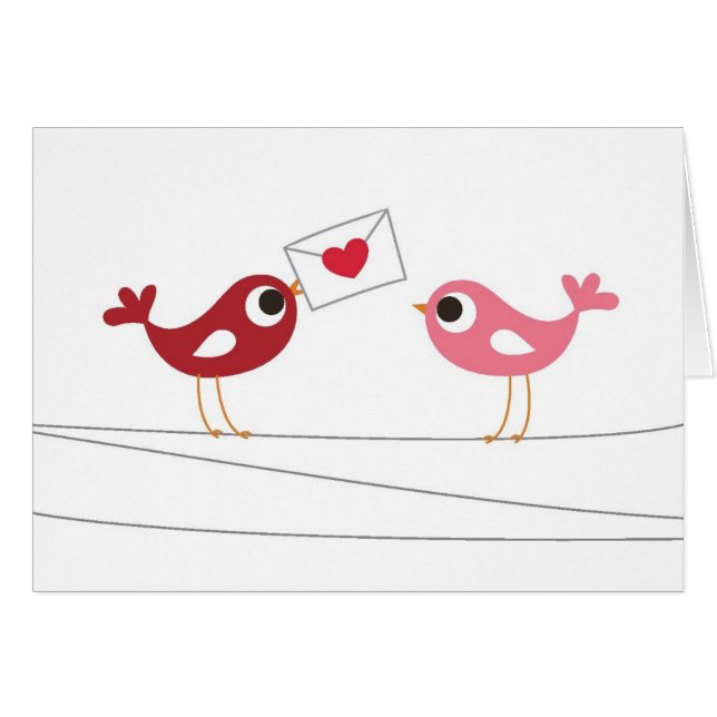 Birds Love Card (Front Horizontal)