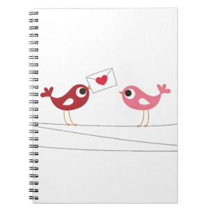 Birds Love Card Notebook