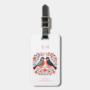 Birds Luggage Tag
