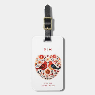 Birds Luggage Tag