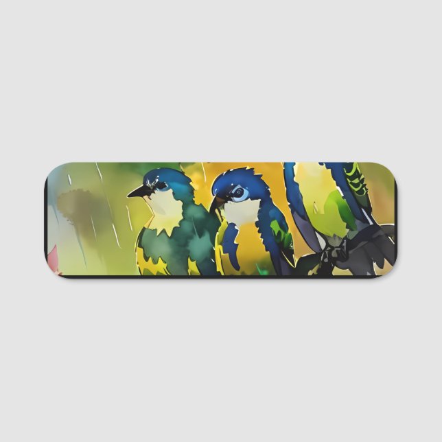 birds name tag (Front)