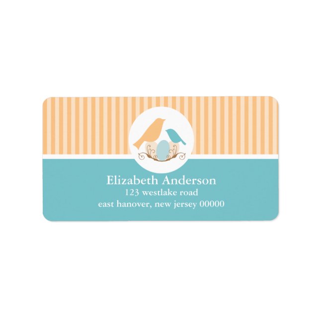 Birds Nest Address Labels (Front)