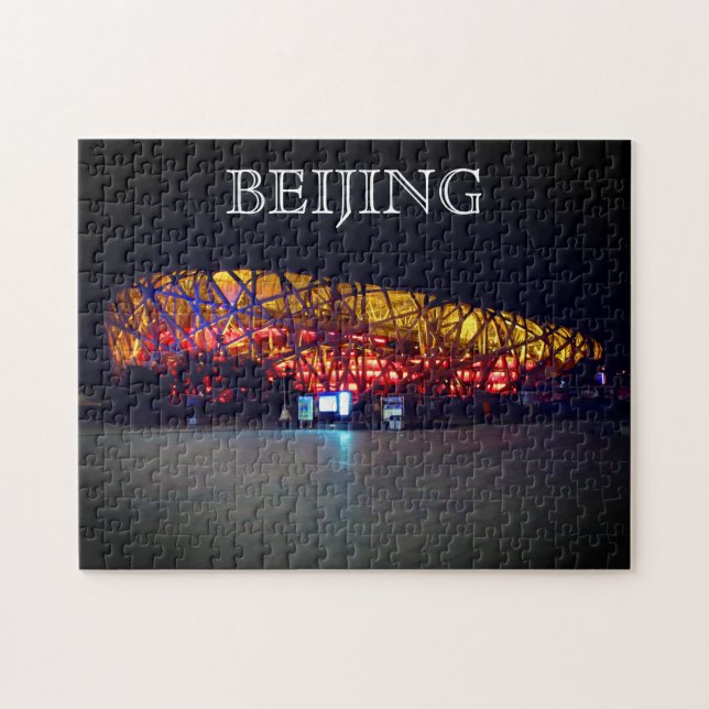 birds nest beijing jigsaw puzzle (Horizontal)