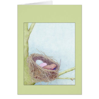 Bird's Nest Green Card