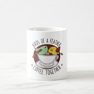 BIRDS OF A FEATHER COFFEE TOGETHER COFFEE MUG