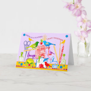 Birds of a Feather Craft Together Card 2