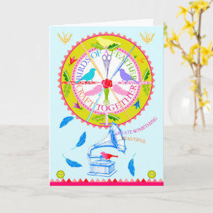 Birds of a Feather Craft Together Card 3