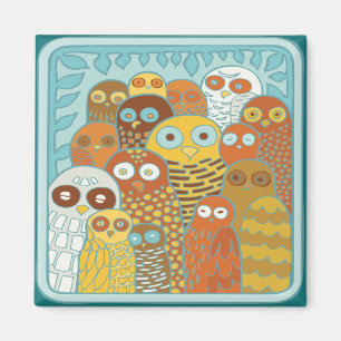 Birds of a feather flock together magnet