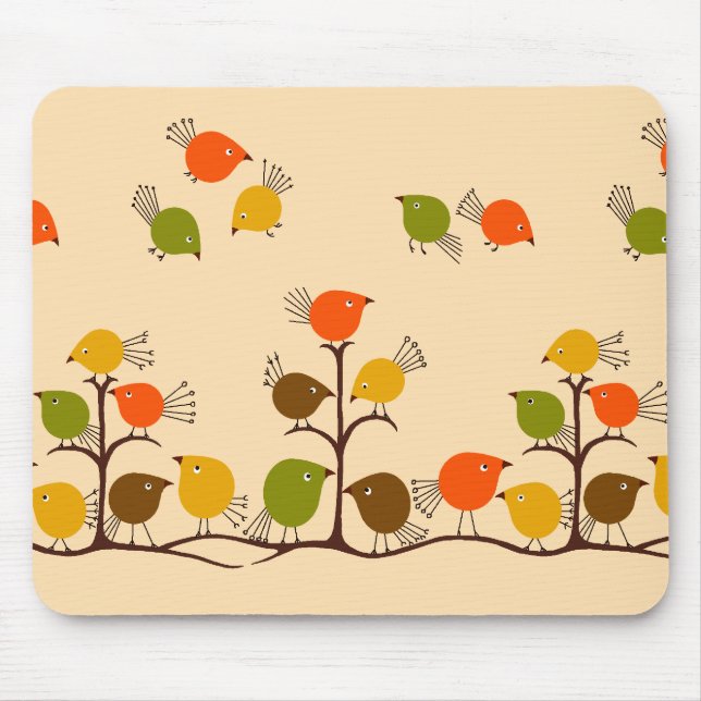 Birds of a Feather Mouse Mat (Front)