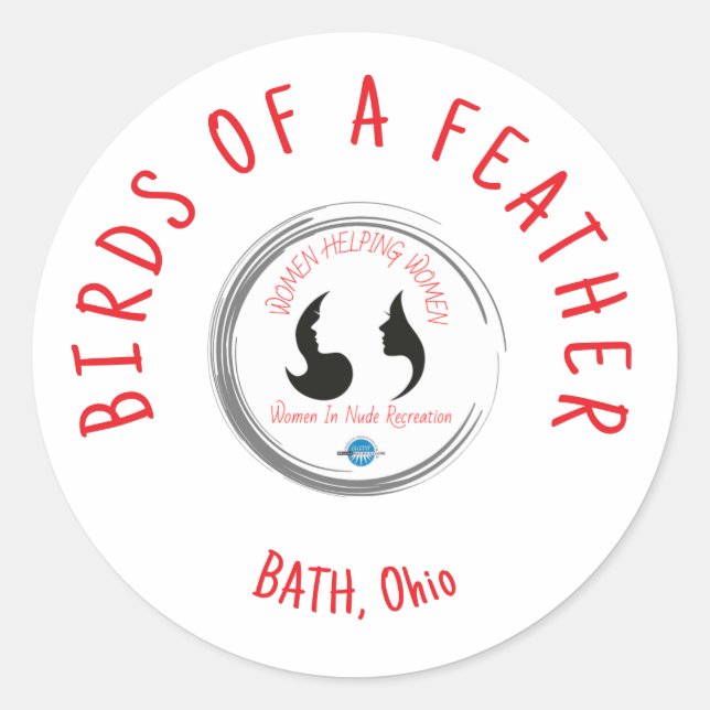 Birds of a Feather Stickers (Front)