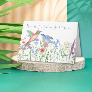 Birds of a Feather Uplifting Thoughtful Get Well Card