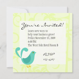 Birds of a Tree Invitation