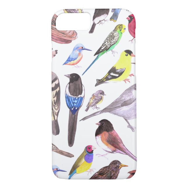 Birds of America- pets and wild birds Case-Mate iPhone Case (Back)