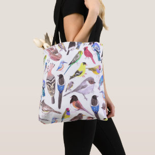 Birds of America- pets and wild birds Tote Bag