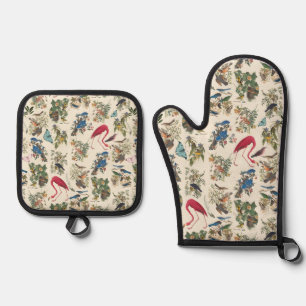 Birds of John James Audubon Oven Mitt & Pot Holder Set