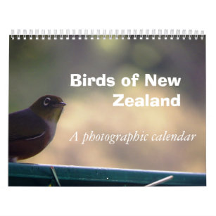 Birds of New Zealand Calendar