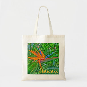 Birds of Paradise bright flower Hawaii bag