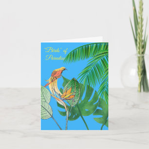 Birds of Paradise Card