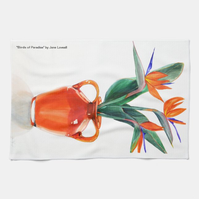 Birds of Paradise Kitchen Towel (Horizontal)