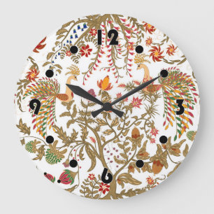 Birds of Paradise Large Clock