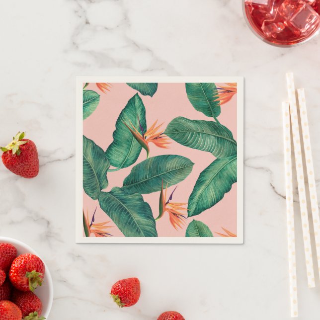 Birds of Paradise Napkin (Insitu)