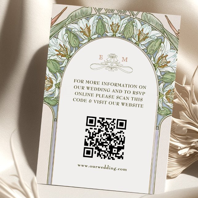 Birds of Paradise QR Code Website Enclosure Card (Creator Uploaded)