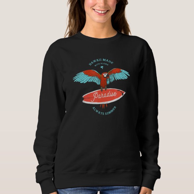 Birds of Paradise Surfboard Sweatshirt (Front)