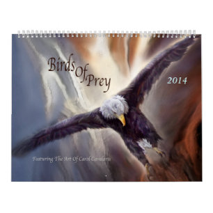Birds Of Prey Art Calendar 2014