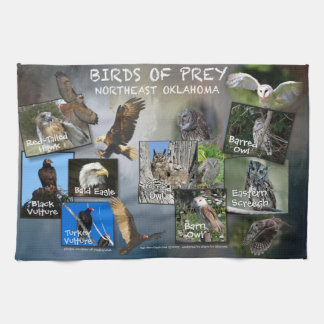 Birds of Prey kitchen towel 25