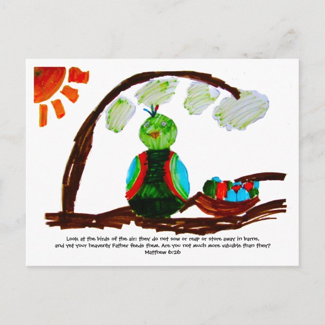 Birds of the Air Postcard (Front)