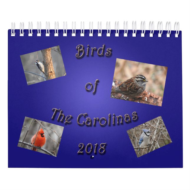 Birds of the Carolinas Calendar (Cover)