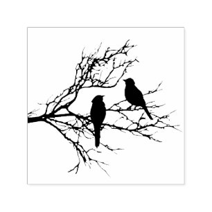 Birds on a Branch Self-inking Stamp