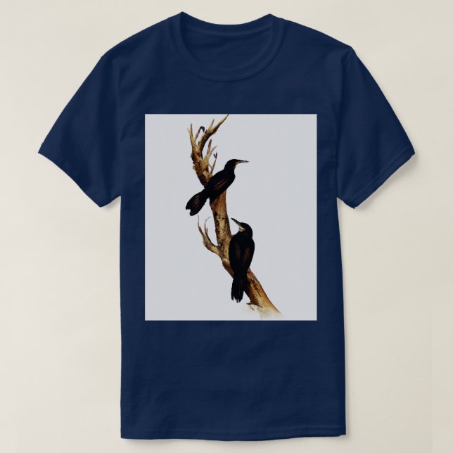 Birds on a Branch T-Shirt (Design Front)