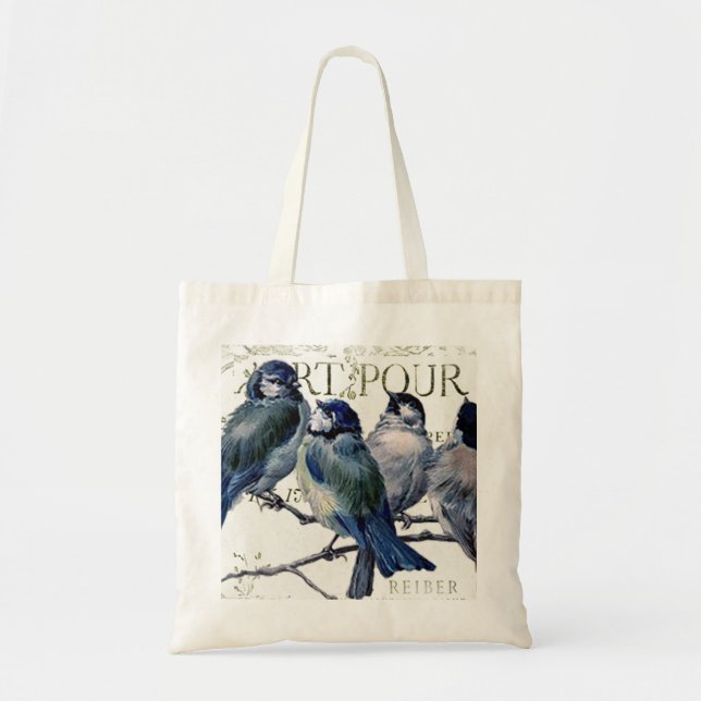 Birds on a Branch Tote Bag (Front)
