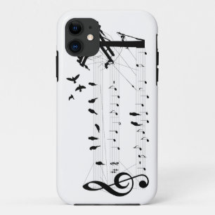 Birds on a Score iPhone 11 Case