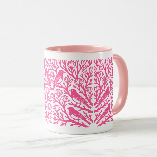 Birds On A Tree Mug (Front Right)