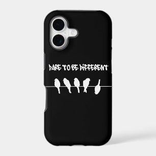 Birds on a wire – dare to be different (black)