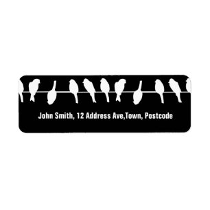 Birds on a wire – dare to be different (black)