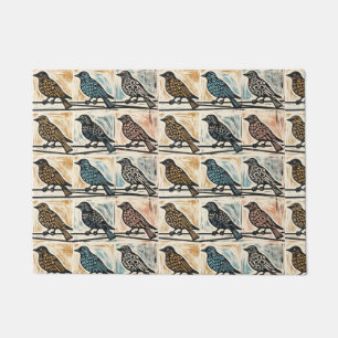 Birds On A Wire Doormat
