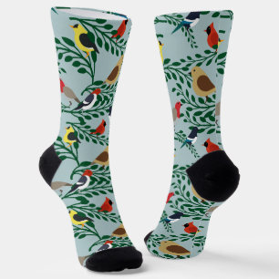 Birds On Branches Socks