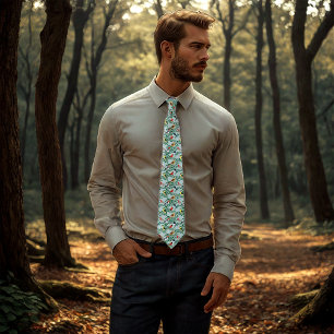Birds On Branches Tie
