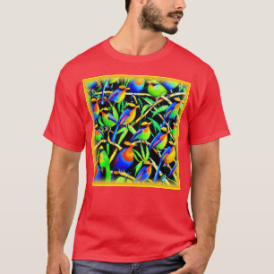 Birds On Tree Painting. Buy Now T-Shirt