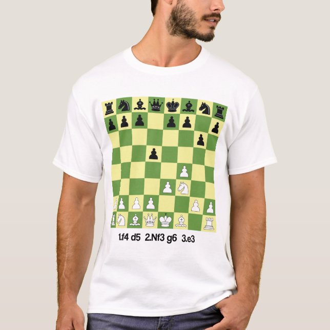 Birds Opening Dutch Chess Openings Shirt Begins Wi (Front)