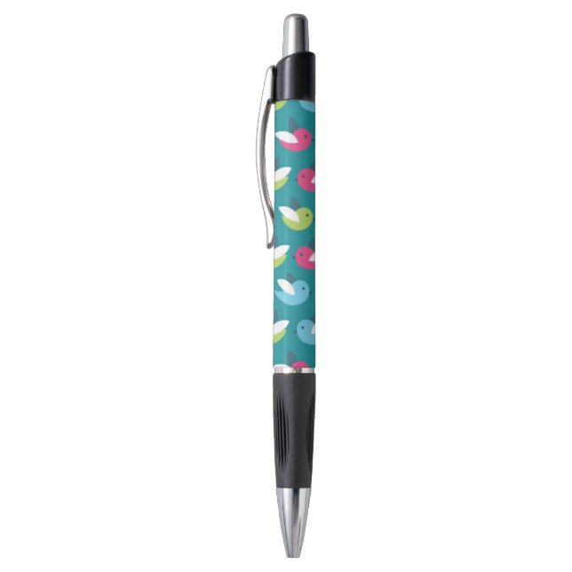 Birds pattern Blue (Top (Vertical))
